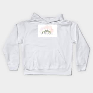 Green ghost crab Kids Hoodie